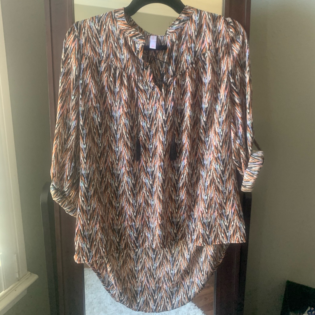 Patterned High Low Top